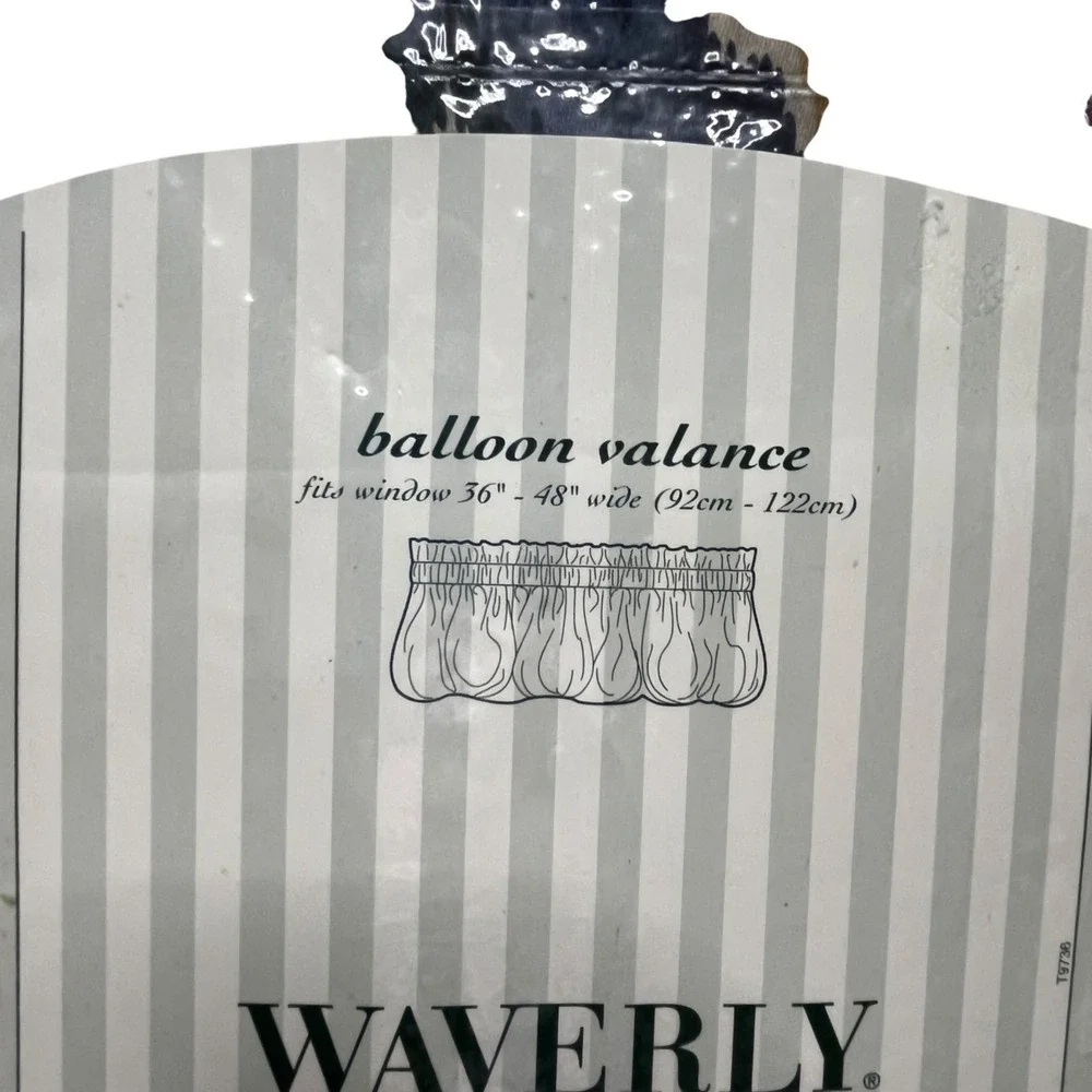 Waverly Ford Flamestich Parchment Balloon Valance Boho Southwestern Cabincore